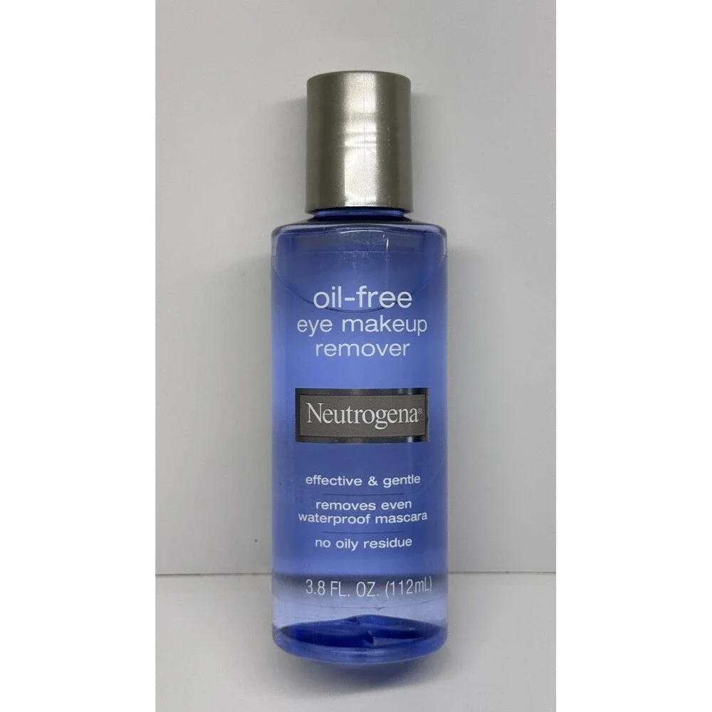 Neutrogena Oil-Free Eye Makeup Remover 3.8 Fl Oz Waterproof Mascara New